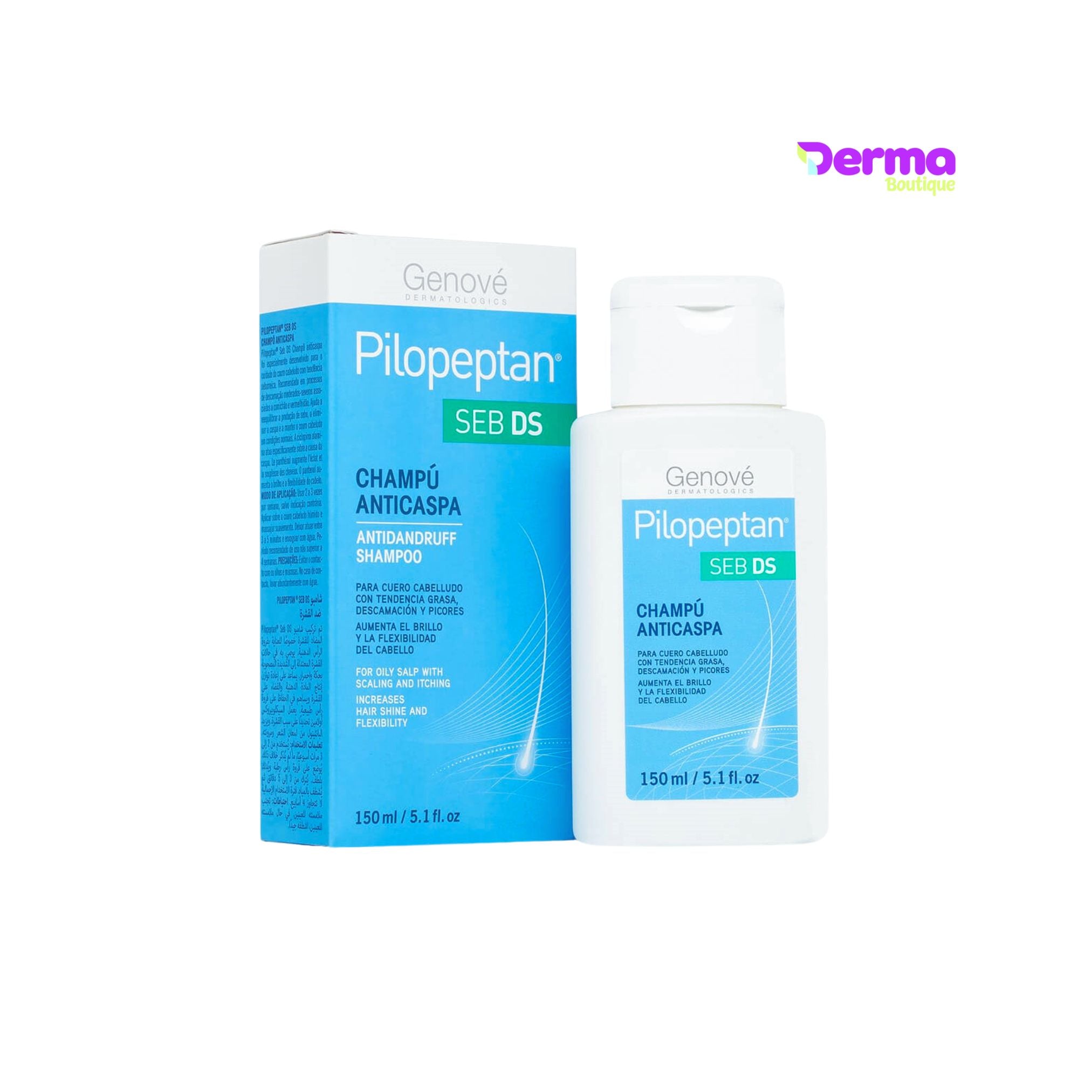 Pilopeptan Seb Ds Shampoo Control Caspa 150Ml – DermaBoutique